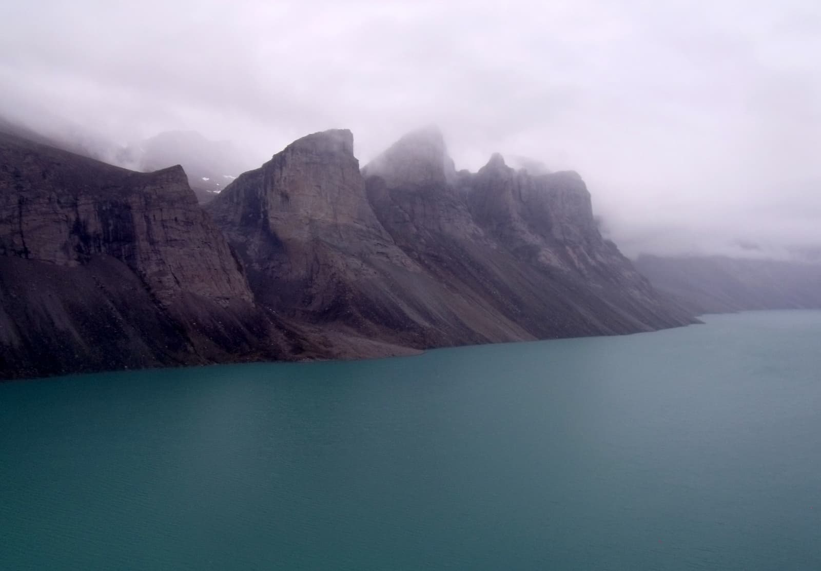 A fjord on Baffin Island, Nunavut, in the Canadian Arctic