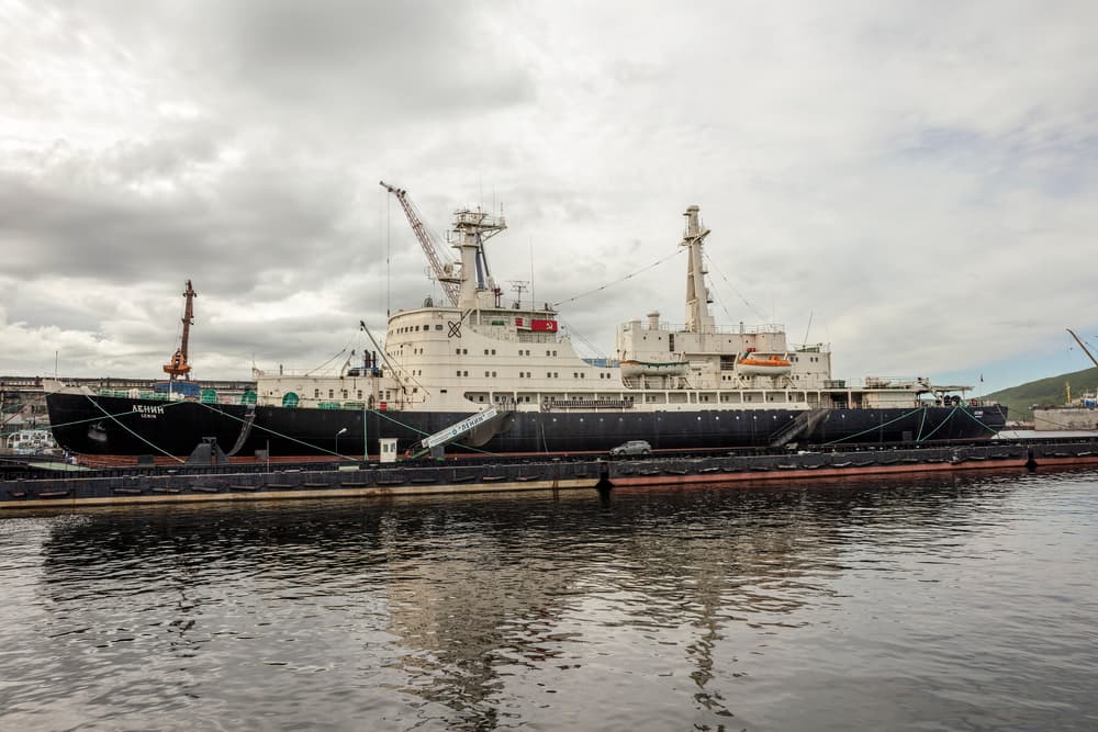 The icebreaker Lenin — Russian Arctic